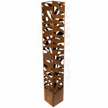 Load image into Gallery viewer, Zebra Design CorTen LED Light Tower for Indoor and Outdoor Use - Henderson Garden Supply