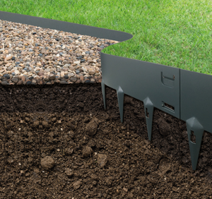 Core Edge Flexible Steel edging in Slate - Edge It Co