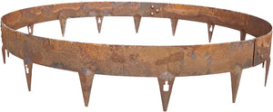 Core Pre-Rolled CorTen Steel Tree or Shrub Rings - Edge It Co