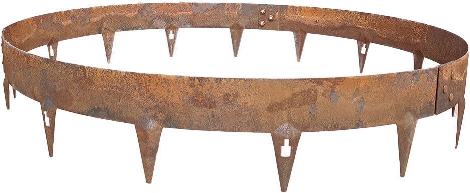 Core Pre-Rolled CorTen Steel Tree or Shrub Rings - Edge It Co