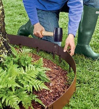 Load image into Gallery viewer, Core Edge Pre-Rolled Steel Garden / Tree Rings Shown in Brown Used as Tree Ring- Edge It Co by Henderson Supply